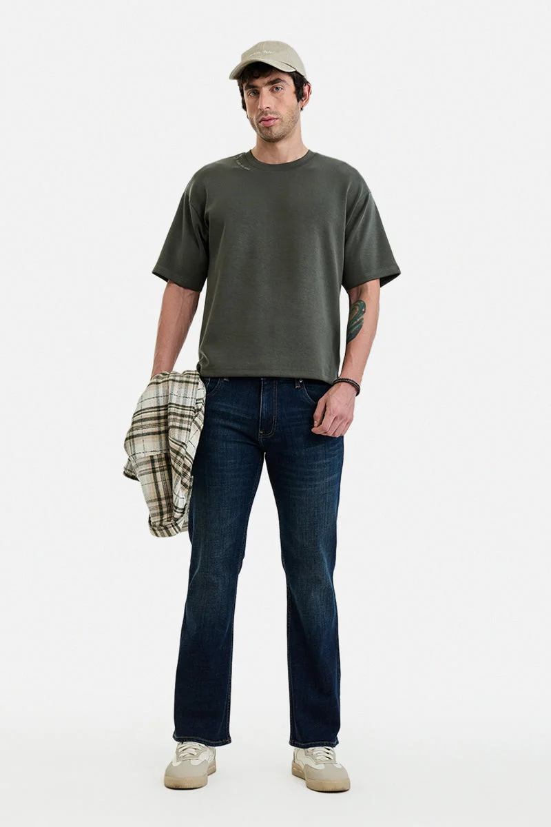 سنيتش Bootcut Stretch Washed Jeans